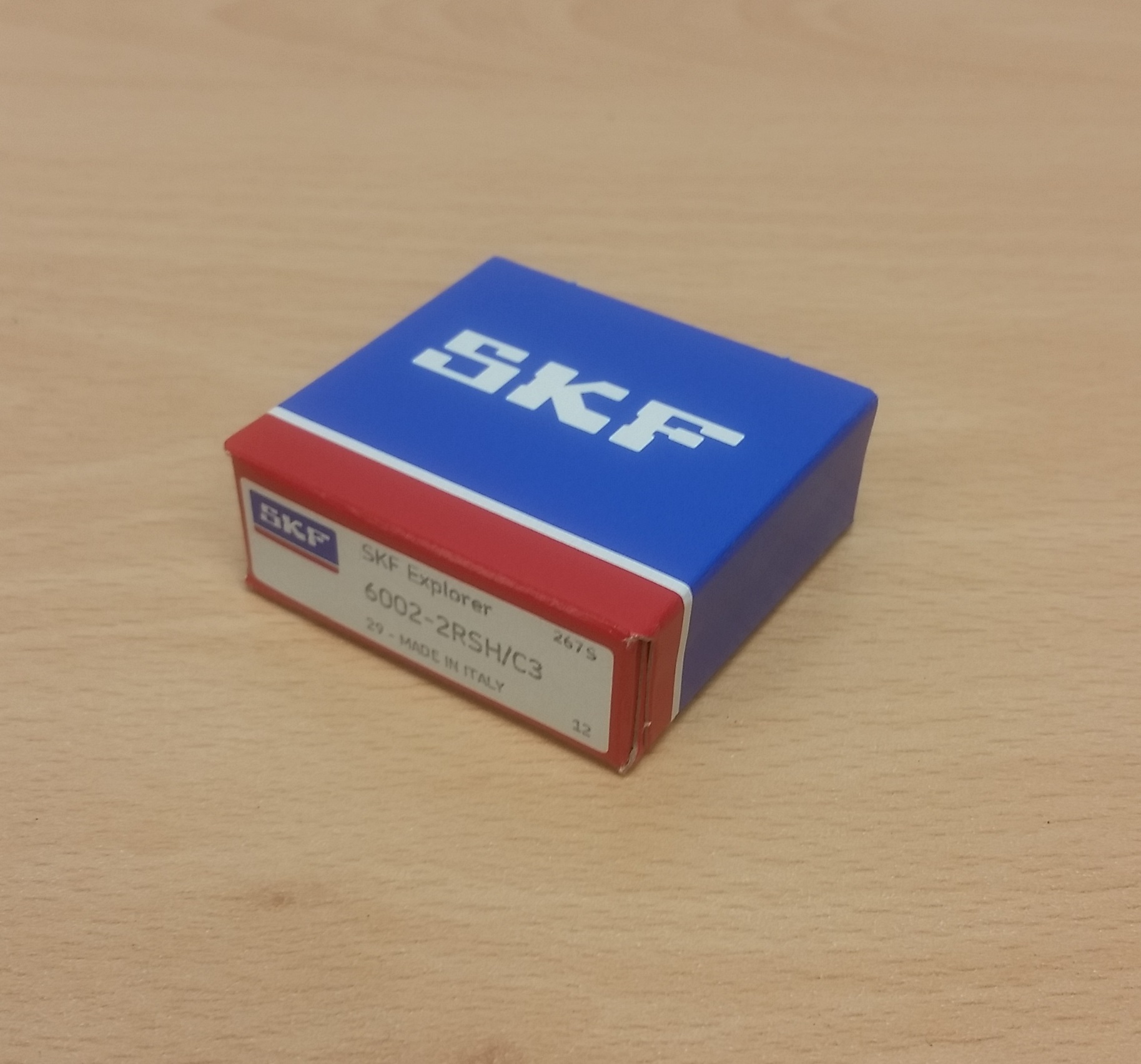 radiaallaager kummikatetega skf 6002-2rsh/c3