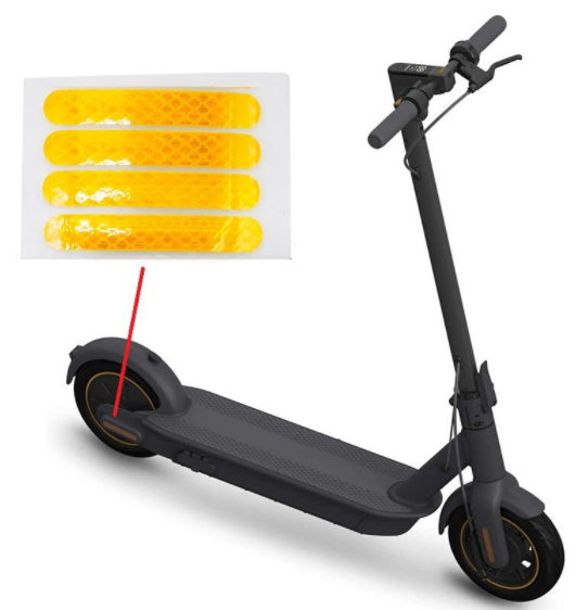 Segway Ninebot Max G30 reflective stickers G30LE