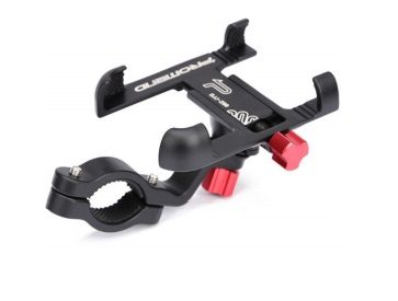 Metallinen puhelimen pidike säädettävällä kulmalla