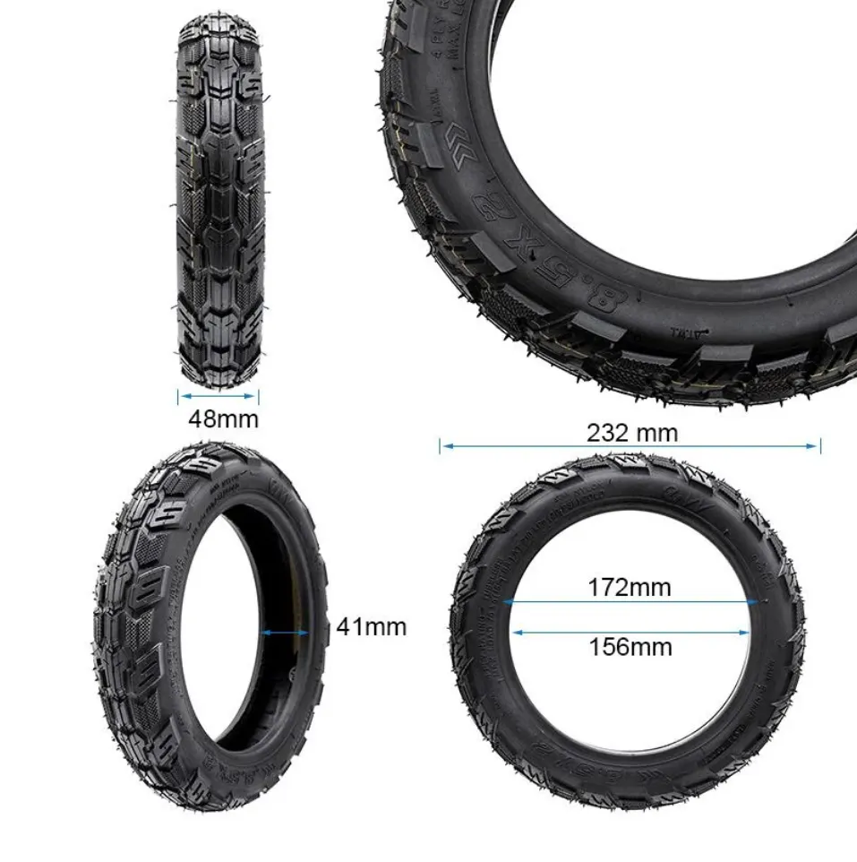 Maastiku rehv 8.5x2" tubeless elektritõukeratas