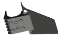 Rear plastic cover Inokim OX Hero Super OXO