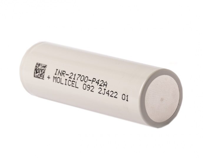 Li-Ion akku moduuli Molicel INR21700-P42A 4Ah 45A