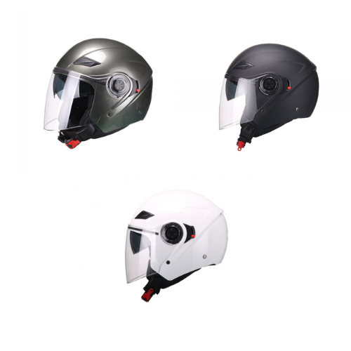 Lahtine kiiver visiiriga VITO JET AMARO