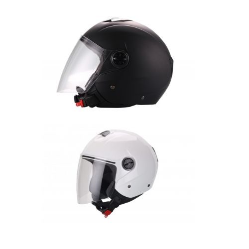 Lahtine kiiver visiiriga VITO JET PALERMO