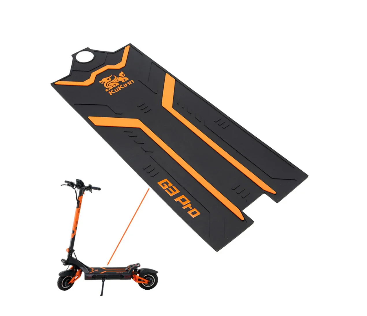 Kugoo Kukirin G3 Pro tallakate / kummist kate / grip